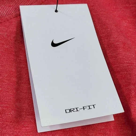 Nike Dri-Fit T-Shirt Men's Training Running Sport Athletic Red Swoosh CZ9724-672 - Picture 6 of 7